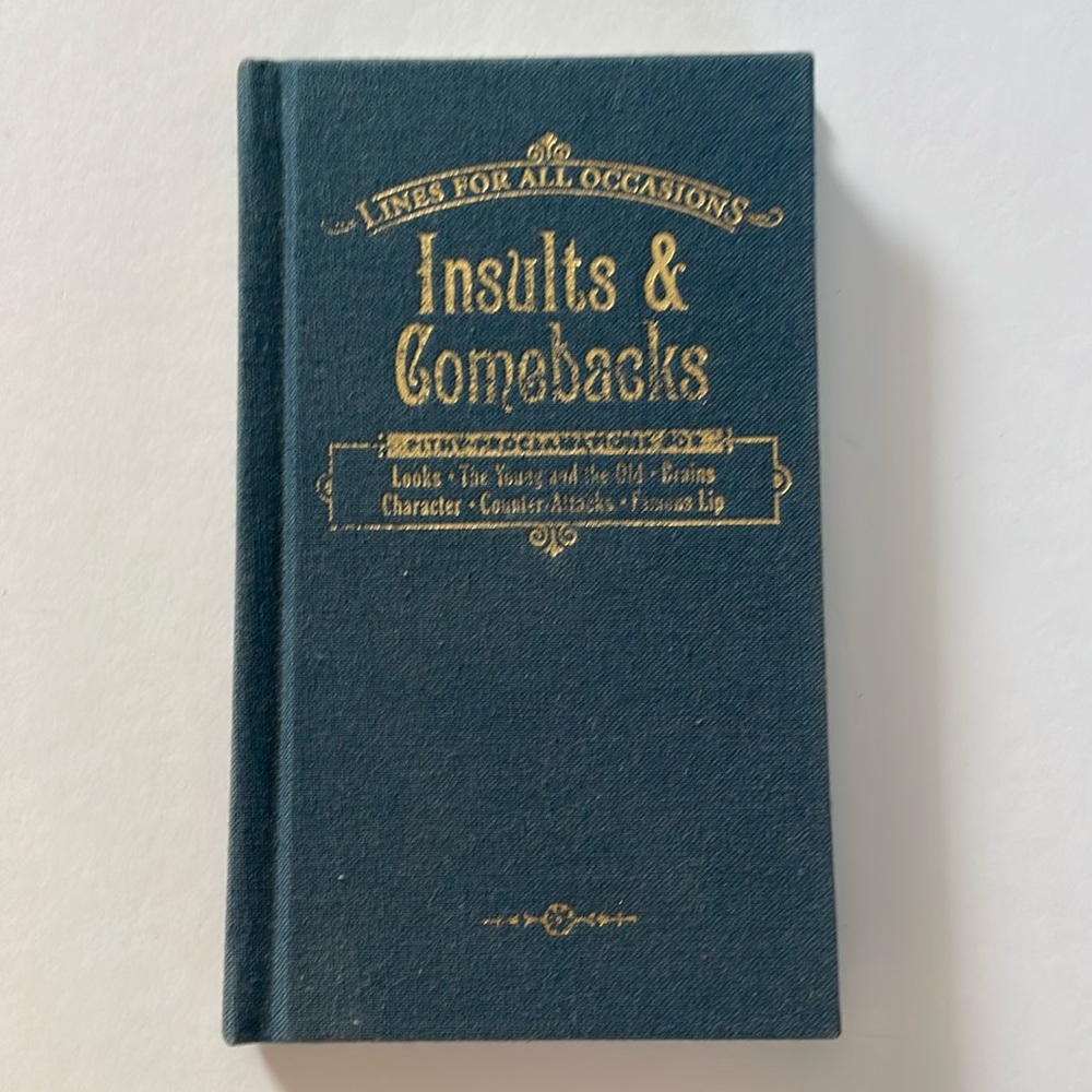 Lines for all occasions insults & come backs by knock knock stuff